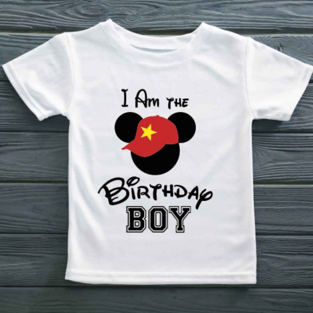 I am the birthday boy Toddler and Youth White Shirt